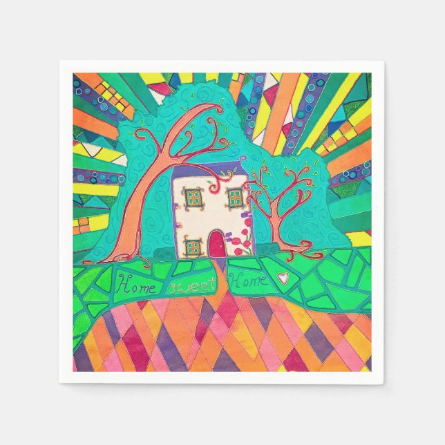 Servilleta De Papel Hogar dulce hogar (Anverso)