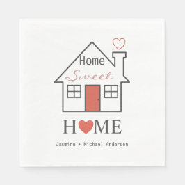 Servilleta De Papel Hogar dulce Hogar personalizado