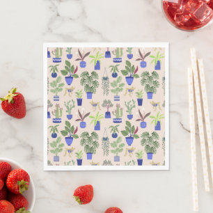 Servilleta De Papel Hogares Cactus Suculento Jardinería Cubierta