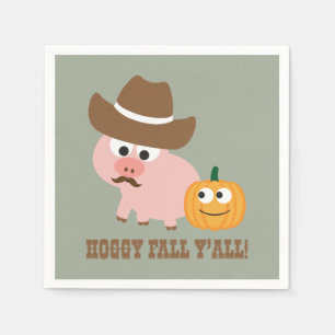 Servilleta De Papel ¡Hoggy Fall Y'all!