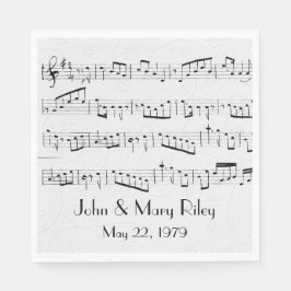 Servilleta De Papel Hoja de Fiesta de aniversario