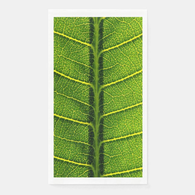 Servilleta De Papel Hoja verde (Anverso)