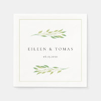 Hojas color agua verde hoja de papel boda