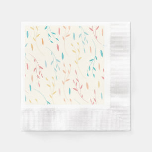 Servilleta De Papel hojas de árbol