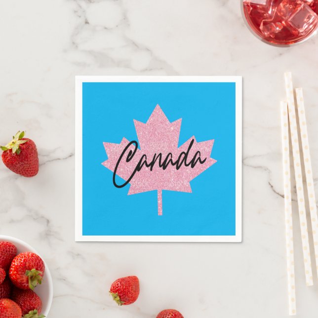 Servilleta De Papel Hojas de arce de Canadá (In situ)