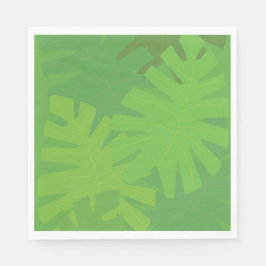 Servilleta De Papel Hojas de la jungla