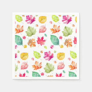 Servilleta De Papel Hojas de otoño
