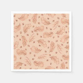 Servilleta De Papel Hojas de otoño