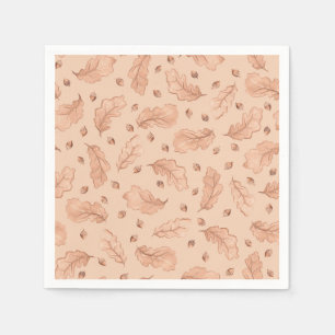 Servilleta De Papel Hojas de otoño