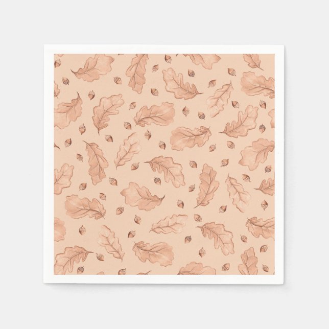 Servilleta De Papel Hojas de otoño (Anverso)