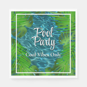 Servilleta De Papel hojas de palma de Fiesta Guay Pool