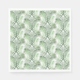 Servilleta De Papel Hojas de Palma Tropical Luau