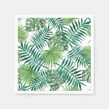 Hojas de palma tropicales verdes modernas