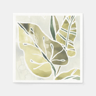 Servilleta De Papel Hojas del batik