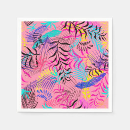 Servilleta De Papel Hojas tropicales