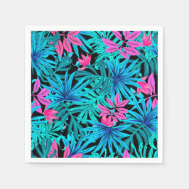Servilleta De Papel Hojas Tropicales