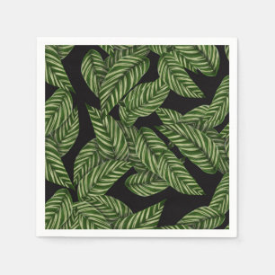 Servilleta De Papel Hojas tropicales modernas