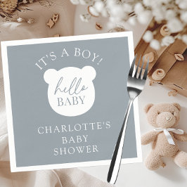 Servilleta De Papel Hola Bear Bebé Es un Chico