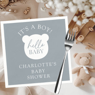 Servilleta De Papel Hola Bear Bebé Es un Chico