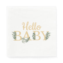 Hola bebé Eucalyptus Napkins