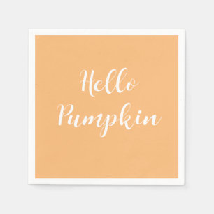 Servilleta De Papel Hola calabaza de otoño