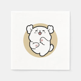 Servilleta De Papel Hola desde el lado de las barras