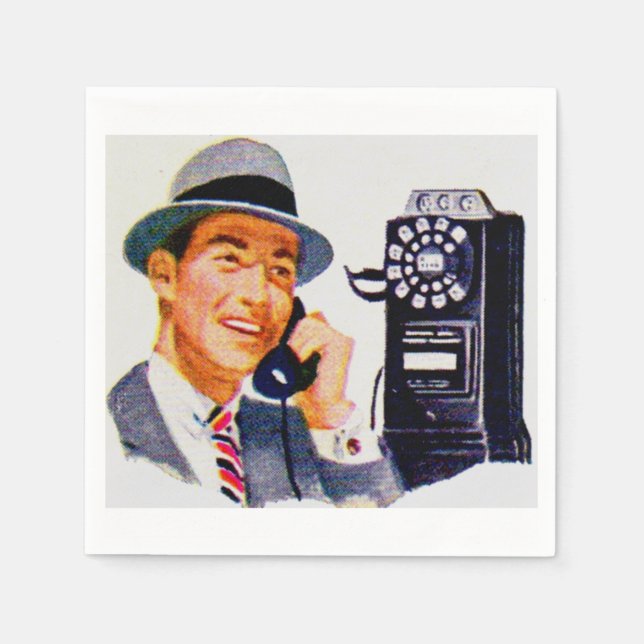 Servilleta De Papel ¿Hola, Mabel? Es Tony. (Anverso)