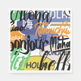 Servilleta De Papel Hola Mundo