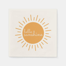 Servilleta De Papel Hola sunshine lindo boho ducha toallas