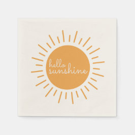 Servilleta De Papel Hola sunshine lindo boho ducha toallas