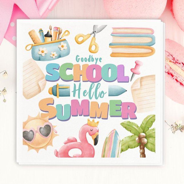 Servilleta De Papel ¡Hola, verano! Papel de billar de verano fuera de  (Subido por el creador)