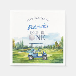Servilleta De Papel Hole In One Golf 1st Birthday 