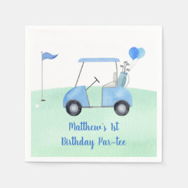 Servilleta De Papel Hole In One Golf First Birday Par-tee
