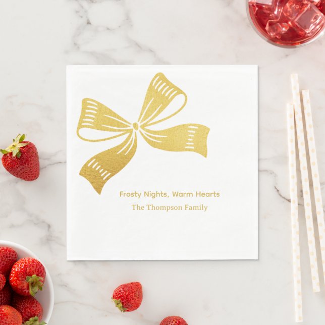 Servilleta De Papel Holiday Christmas Paper Napkins (In situ)