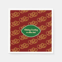 Holiday Pretzel - Navidades Colores de pan notado