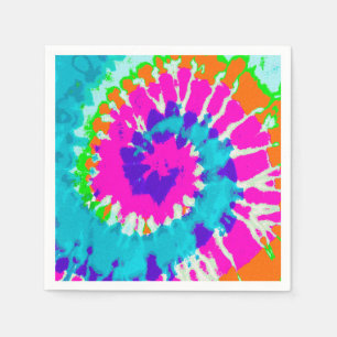 Servilleta De Papel holiES - Estilo de batik de espiral de energía