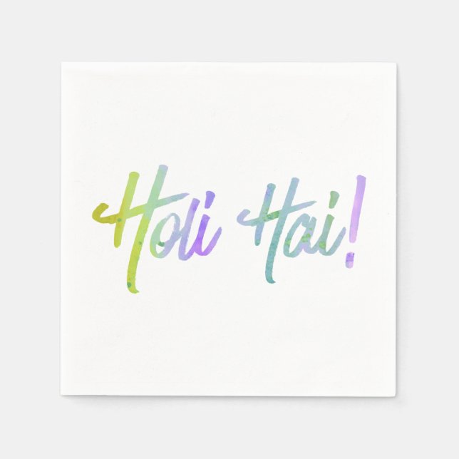 Servilleta De Papel holiES - HOLI HAI grunge pastel 1 (Anverso)