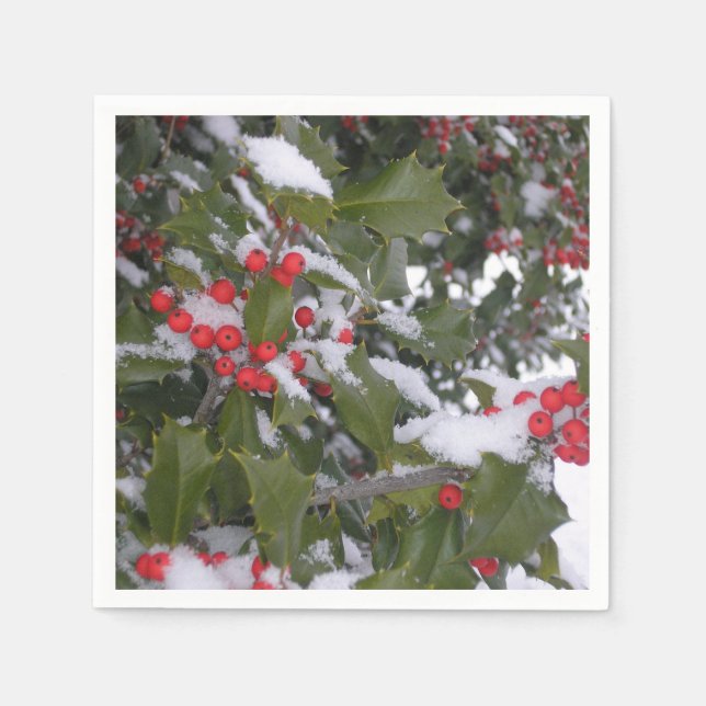 Servilleta De Papel "¡Hollyberry!" (Anverso)