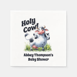 Servilleta De Papel Holy Cow Baby Shower