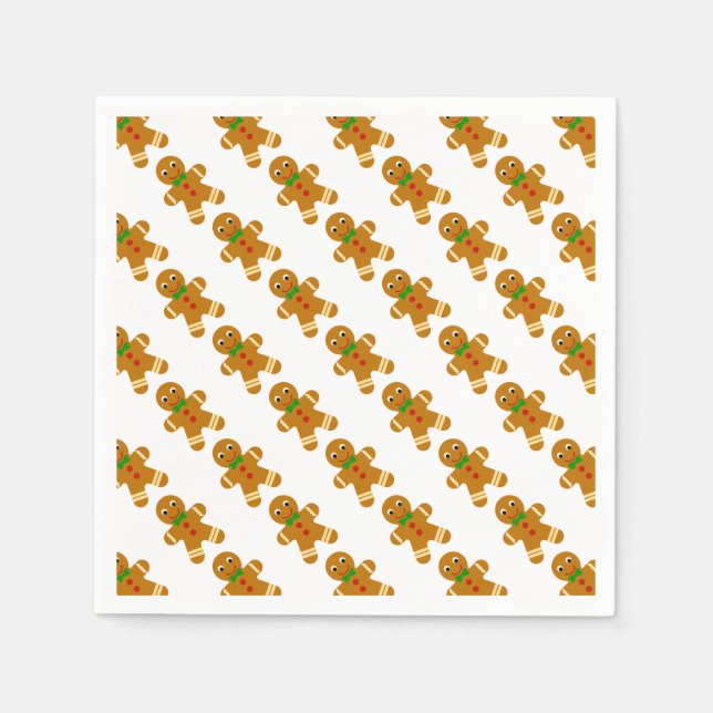 Servilleta De Papel Hombre de pan de jengibre (Anverso)