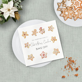 Servilleta De Papel Hombre de pan de jengibre Navidades Cocina Bake De