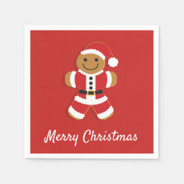 Servilleta De Papel Hombre de pan de Santa Gingerman | Papel Napkin