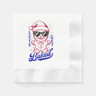 Servilleta De Papel Hombre gracioso de pan de jengibre - Vamos a horne