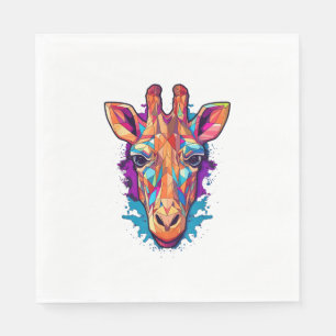 Servilleta De Papel Hombres de jirafa cutáneos