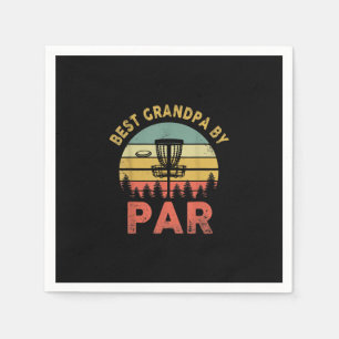 Servilleta De Papel Hombres Mejor Abuelo De Par Disk Golf Papá Fars Pa