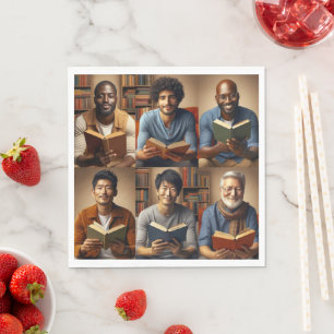 Servilleta De Papel Hombres y Libros