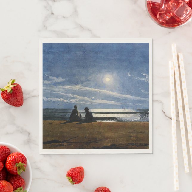 Servilleta De Papel Homer - La luz de la luna, la pintura artística fi (In situ)