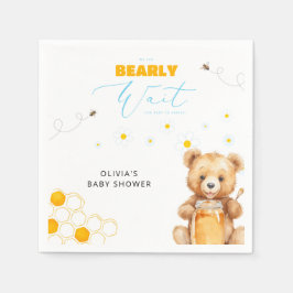 Servilleta De Papel Honey Teddy Bear Boy Chica Baby Shower