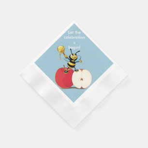 Servilleta De Papel Honeybee Apple Rosh HaShana