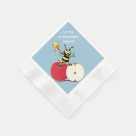 Servilleta De Papel Honeybee Apple Rosh HaShana